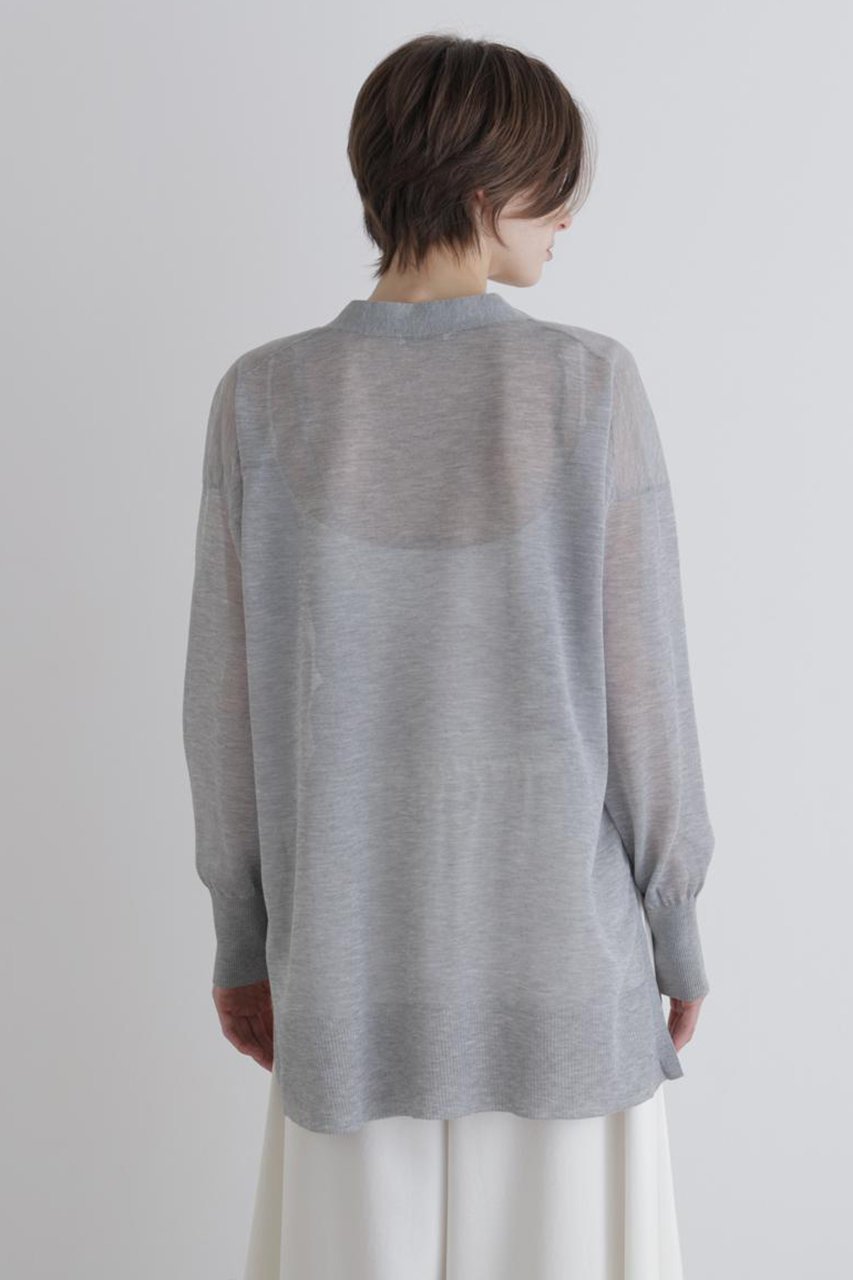 【ル フィル/LE PHIL】のカシュクールカーデ 人気、トレンドファッション・服の通販 founy(ファニー) 　ファッション　Fashion　レディースファッション　Fashion for Women　トップス・カットソー　Cut & Sew Tops　ニット　Knit Tops & Sweaters　カジュアルプルオーバー・ニットトップス　Pullovers & Knit Tops / Casual Pullovers　カシュクール　Wrap Design　シアー　Sheer, See-Through　スタンダード　Standard, Basic　リネン　Linen, Linen Fabric　夏　Summer　新作・新入荷　New Arrivals / New In　春　Spring　S/S・春夏　SS, Spring/Summer, Warm Season　other-6|ID: prp329100004888820 ipo3291000000036511026