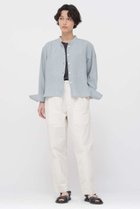 【マーガレットハウエル/MARGARET HOWELL】のCRISP COTTON CHAMBRAY TROUSERS 人気、トレンドファッション・服の通販 founy(ファニー) ファッション Fashion レディースファッション Fashion for Women パンツ Pants & Trousers ドローストリング Drawstring, Pull Cord バランス Balance, Style Balance リラックス Relax, Relaxed Fit レギュラー Regular, Standard Fit ワッシャー Washer, Crinkled Finish ヴィンテージ Vintage Style エレガント 上品 Elegant 新作・新入荷 New Arrivals / New In thumbnail ホワイト|ID: prp329100004888824 ipo3291000000036511048