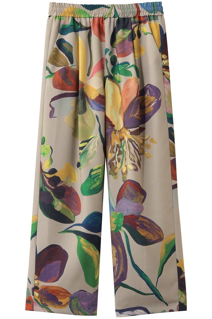 【ジュン オカモト/JUN OKAMOTO】のフラワーモチーフプリント ストレートパンツ インテリア・キッズ・メンズ・レディースファッション・服の通販 founy(ファニー) https://founy.com/ ファッション Fashion レディースファッション Fashion for Women パンツ Pants & Trousers おすすめ Recommended / Our Picks シンプル Simple, Minimal ストレート Straight, Straight Cut セットアップ Set-Up, Coordinated Outfit フラワー Flower, Floral プリント Print, Printed Pattern モチーフ Motif, Design Theme リラックス Relax, Relaxed Fit 夏 Summer 春 Spring S/S・春夏 SS, Spring/Summer, Warm Season |ID: prp329100004888839 ipo3291000000036511176