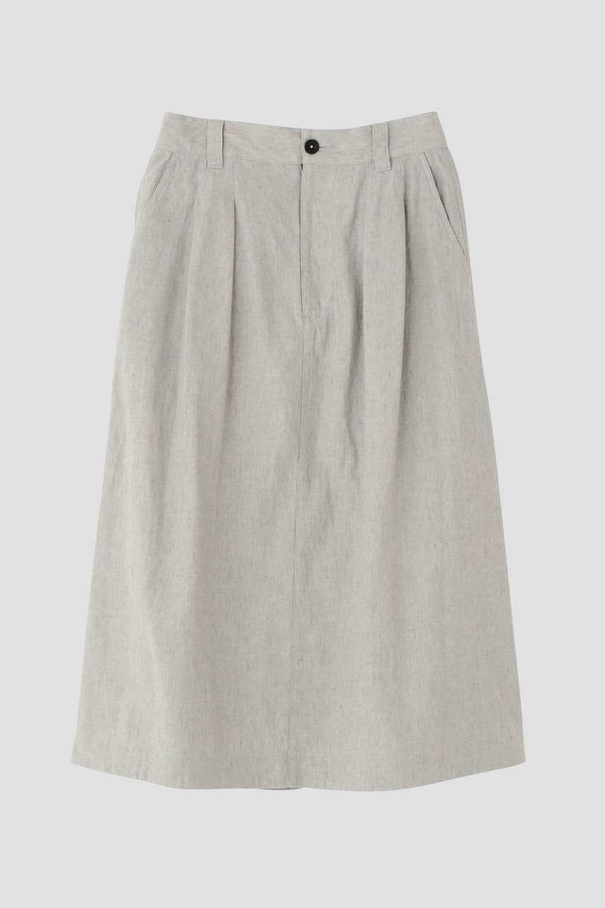 【マーガレットハウエル/MARGARET HOWELL】のFADED LINEN COTTON PLAINWEAVE SKIRT 大人の最旬トレンドファッション＆コーディネート founy(ファウニー) 　ファッション　Fashion　レディースファッション　Fashion for Women　スカート　Skirts　フレア　Flare, Flared　ミックス　Mix, Mixed Style　リネン　Linen, Linen Fabric　夏　Summer　other-2|ID: prp329100004888850 ipo3291000000036791047