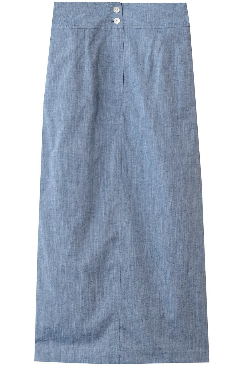 【スリー ドッツ/three dots】のコットンリネン ナロースカート インテリア・キッズ・メンズ・レディースファッション・服の通販 founy(ファニー) ファッション Fashion レディースファッション Fashion for Women スカート Skirts ロングスカート Long Skirts / Maxi & Midi Skirts ギャザー Gathered, Ruffled ストレート Straight, Straight Cut リネン Linen, Linen Fabric リラックス Relax, Relaxed Fit ロング Long, Long-Length 新作・新入荷 New Arrivals / New In ネイビー|ID: prp329100004888852 ipo3291000000036511279