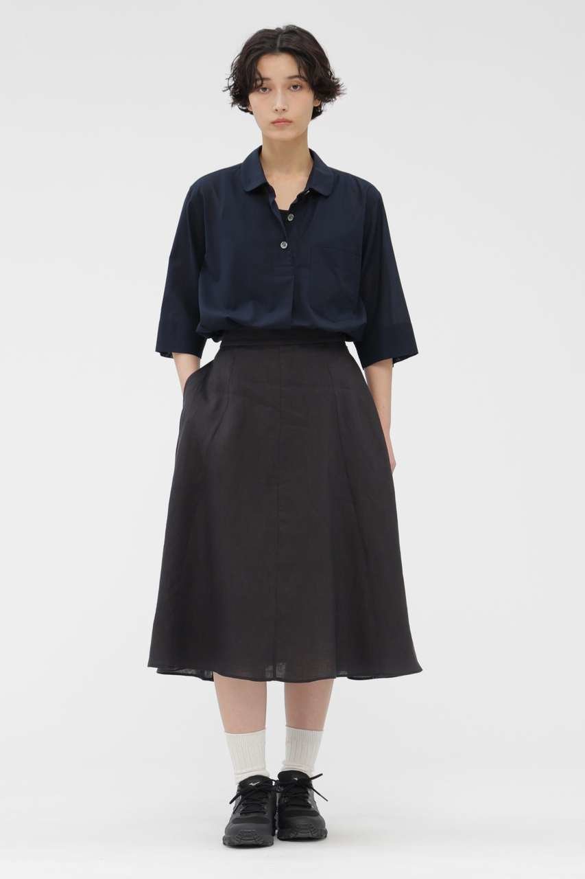 【マーガレットハウエル/MARGARET HOWELL】のLIGHT WEIGHT LINEN SKIRT インテリア・キッズ・メンズ・レディースファッション・服の通販 founy(ファニー) 　ファッション　Fashion　レディースファッション　Fashion for Women　スカート　Skirts　ロングスカート　Long Skirts / Maxi & Midi Skirts　バランス　Balance, Style Balance　リネン　Linen, Linen Fabric　ロング　Long, Long-Length　エレガント 上品　Elegant　新作・新入荷　New Arrivals / New In　グレー|ID: prp329100004888854 ipo3291000000036511291