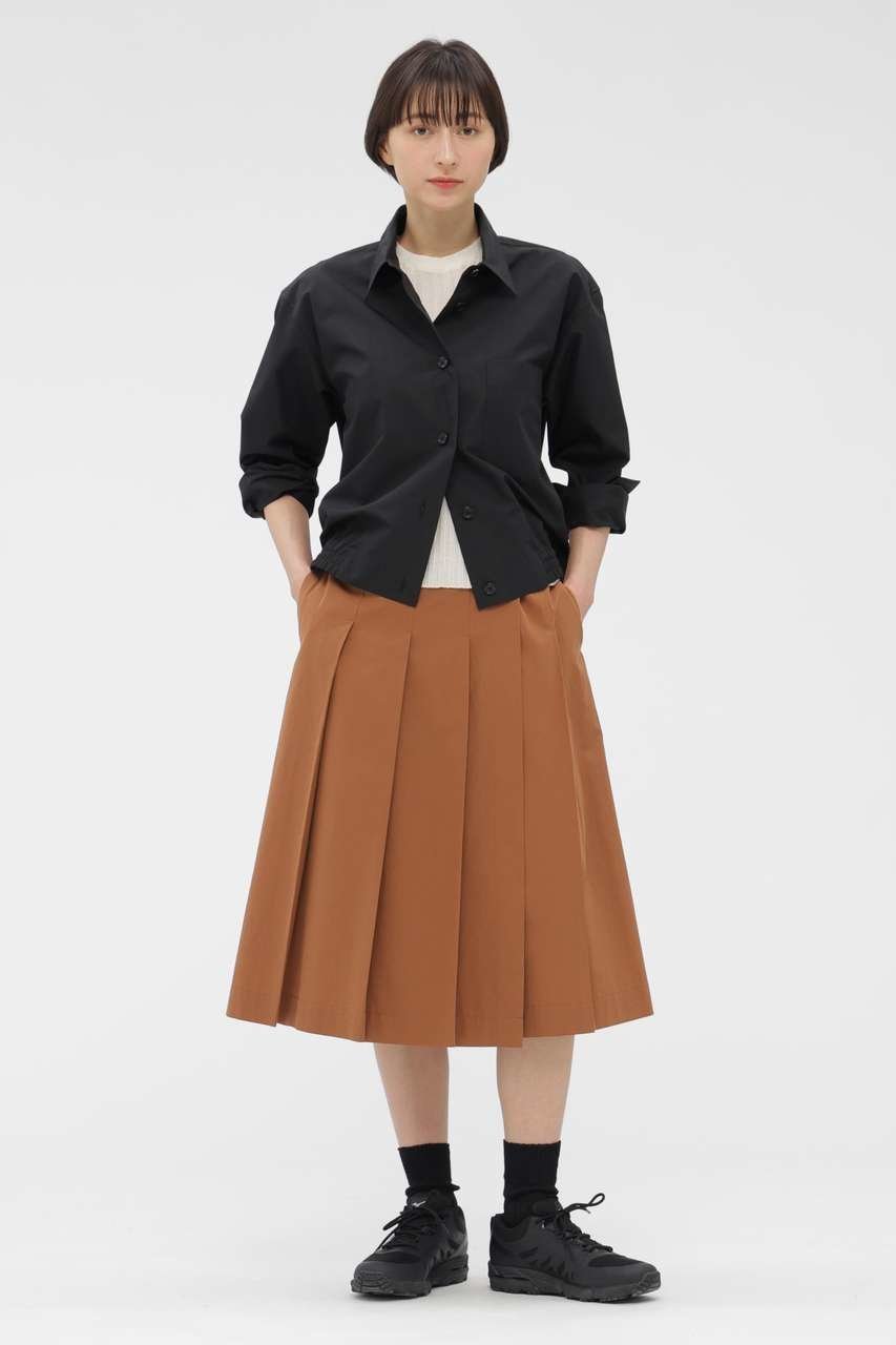 【マーガレットハウエル/MARGARET HOWELL】のLIGHT COTTON POPLIN SKIRT インテリア・キッズ・メンズ・レディースファッション・服の通販 founy(ファニー) 　ファッション　Fashion　レディースファッション　Fashion for Women　スカート　Skirts　ロングスカート　Long Skirts / Maxi & Midi Skirts　コンパクト　Compact, Small Size　ロング　Long, Long-Length　夏　Summer　新作・新入荷　New Arrivals / New In　オレンジ|ID: prp329100004888855 ipo3291000000036511302
