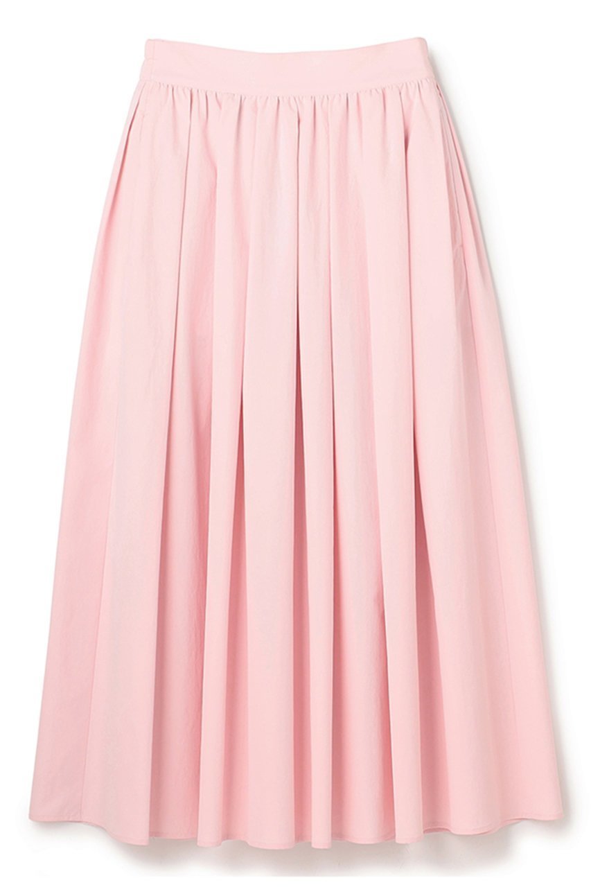 【アンクレイヴ/uncrave】のクールタッチカラータイプライター フレアスカート インテリア・キッズ・メンズ・レディースファッション・服の通販 founy(ファニー) 　ファッション　Fashion　レディースファッション　Fashion for Women　スカート　Skirts　Aライン・フレアスカート　A-Line & Flared Skirts　ロングスカート　Long Skirts / Maxi & Midi Skirts　おすすめ　Recommended / Our Picks　ギャザー　Gathered, Ruffled　セットアップ　Set-Up, Coordinated Outfit　タイプライター　Typewriter Fabric, Crisp Cotton　フレア　Flare, Flared　ロング　Long, Long-Length　吸水　Absorbent, Quick-Dry　夏　Summer　新作・新入荷　New Arrivals / New In　ピンク(WEB限定カラー)|ID: prp329100004888858 ipo3291000000036511325