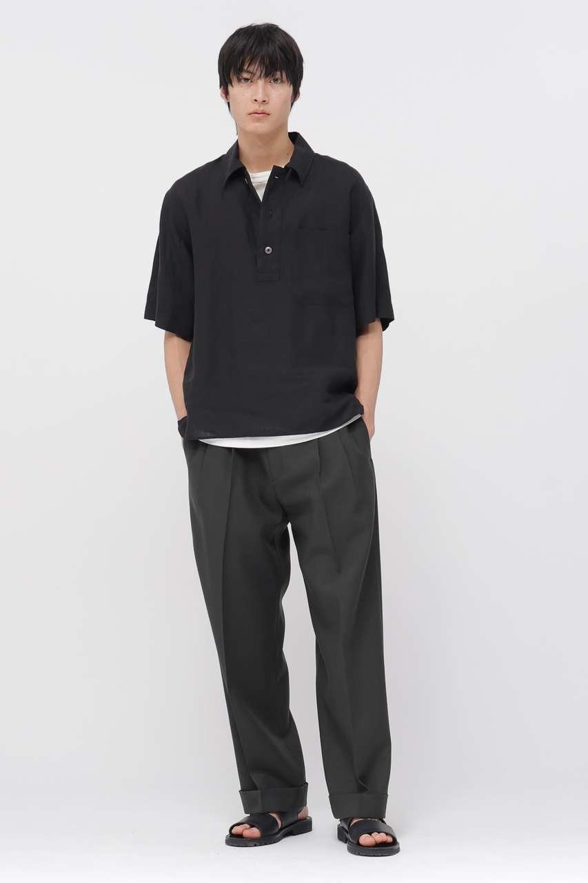 【その他のブランド/Other】のDOUBLE TWISTED WOOL TROUSERS 人気、トレンドファッション・服の通販 founy(ファニー) ファッション Fashion レディースファッション Fashion for Women パンツ Pants & Trousers おすすめ Recommended / Our Picks キャンバス Canvas, Canvas Fabric セットアップ Set-Up, Coordinated Outfit ダブル Double, Double-Breasted ブルゾン Blouson, Bomber Jacket プリーツ Pleats, Pleated ループ Loop, Loop Knit ワイド Wide, Wide Fit 新作・新入荷 New Arrivals / New In other-6|ID: prp329100004888871 ipo3291000000036513379