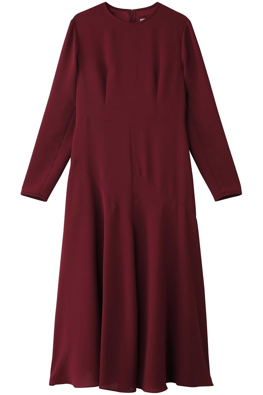 【オブリオ/AUBRIOT】のエアリーデシン フレアミディドレス インテリア・キッズ・メンズ・レディースファッション・服の通販 founy(ファニー) ファッション Fashion レディースファッション Fashion for Women ワンピース Dresses フォーマル・パーティードレス・結婚式用ドレス Elegant & Casual Dresses チュニック Tunic Tops & Dresses とろみ Fluid, Flowy Fabric エレガント 上品 Elegant クラシック Classic, Timeless Style コンパクト Compact, Small Size ジョーゼット Georgette, Semi-Sheer Fabric ストレッチ Stretch, Stretchy Fabric チュニック Tunic, Long Top ドレス Dress, One-Piece バイアス Bias, Diagonal Cut パウダー Powder, Soft Tone フォルム Silhouette, Form フレア Flare, Flared ロング Long, Long-Length ボルドー|ID: prp329100004888877 ipo3291000000036514567