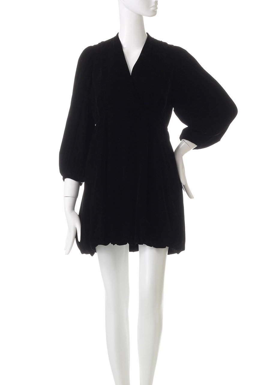 【クラネ/CLANE】のVELOUR BALLOON MINI ONEPIECE ワンピース 人気、トレンドファッション・服の通販 founy(ファニー) 　ファッション　Fashion　レディースファッション　Fashion for Women　ワンピース　Dresses　チュニック　Tunic Tops & Dresses　おすすめ　Recommended / Our Picks　なめらか　Smooth, Silky Texture　ウォーム　Warm Fabric　チュニック　Tunic, Long Top　バルーン　Balloon, Balloon Silhouette　フェミニン　Feminine, Girly　ベロア　Velour, Soft Velvet　ロング　Long, Long-Length　A/W・秋冬　Autumn/Winter　other-6|ID: prp329100004888878 ipo3291000000036514613