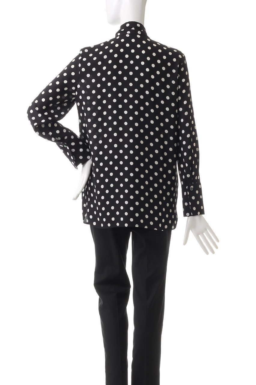 【ジェイドット/j.】の二重織りドットボウタイブラウス 人気、トレンドファッション・服の通販 founy(ファニー) 　ファッション　Fashion　レディースファッション　Fashion for Women　トップス・カットソー　Cut & Sew Tops　シャツ・ブラウス・オフィスカジュアル　Elegant Blouses & Button-Ups　おすすめ　Recommended / Our Picks　とろみ　Fluid, Flowy Fabric　シンプル　Simple, Minimal　スウェット / スエット　Sweatshirt, Sweatwear　スリーブ　Sleeve, Long Sleeve / Short Sleeve　ファブリック　Fabric, Textile　ロング　Long, Long-Length　エレガント 上品　Elegant　other-4|ID: prp329100004888884 ipo3291000000036514863