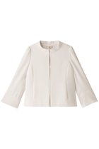 【エムダブリュー/MW】のトリアセテート Aライン ジャケット 人気、トレンドファッション・服の通販 founy(ファニー) ファッション Fashion レディースファッション Fashion for Women アウター Coat / Outerwear Collection レディースジャケット・軽アウター Jackets ショート Short, Short Length ジャケット Jacket, Outerwear スタンド Stand Collar, Upright Stand ストレッチ Stretch, Stretchy Fabric スリット Slit, Slit Detail パール Pearl, Pearl Accent フレア Flare, Flared エレガント 上品 Elegant ビジネス 仕事 通勤 Business / Work / Commuting thumbnail ホワイト|ID: prp329100004888896 ipo3291000000036515374