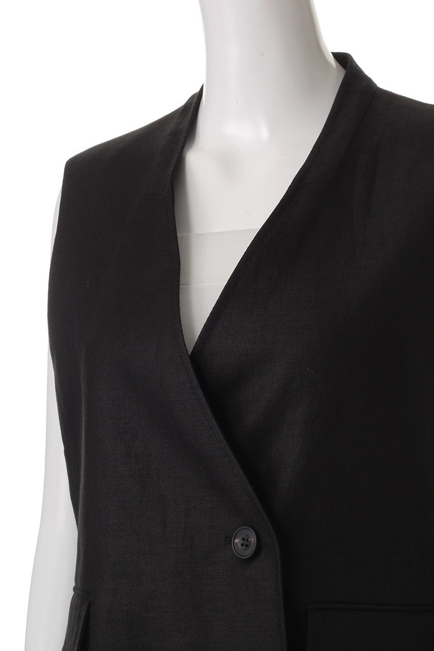 【デパリエ/DEPAREILLE】のリネンツイルジレ 人気、トレンドファッション・服の通販 founy(ファニー) 　ファッション　Fashion　レディースファッション　Fashion for Women　アウター　Coat / Outerwear Collection　レディースジャケット・軽アウター　Jackets　カットソー　Cut and Sewn Top　シンプル　Simple, Minimal　ジャケット　Jacket, Outerwear　スタイリッシュ　Stylish, Fashionable　ベスト　Vest, Waistcoat　エレガント 上品　Elegant　other-5|ID: prp329100004888899 ipo3291000000036515410