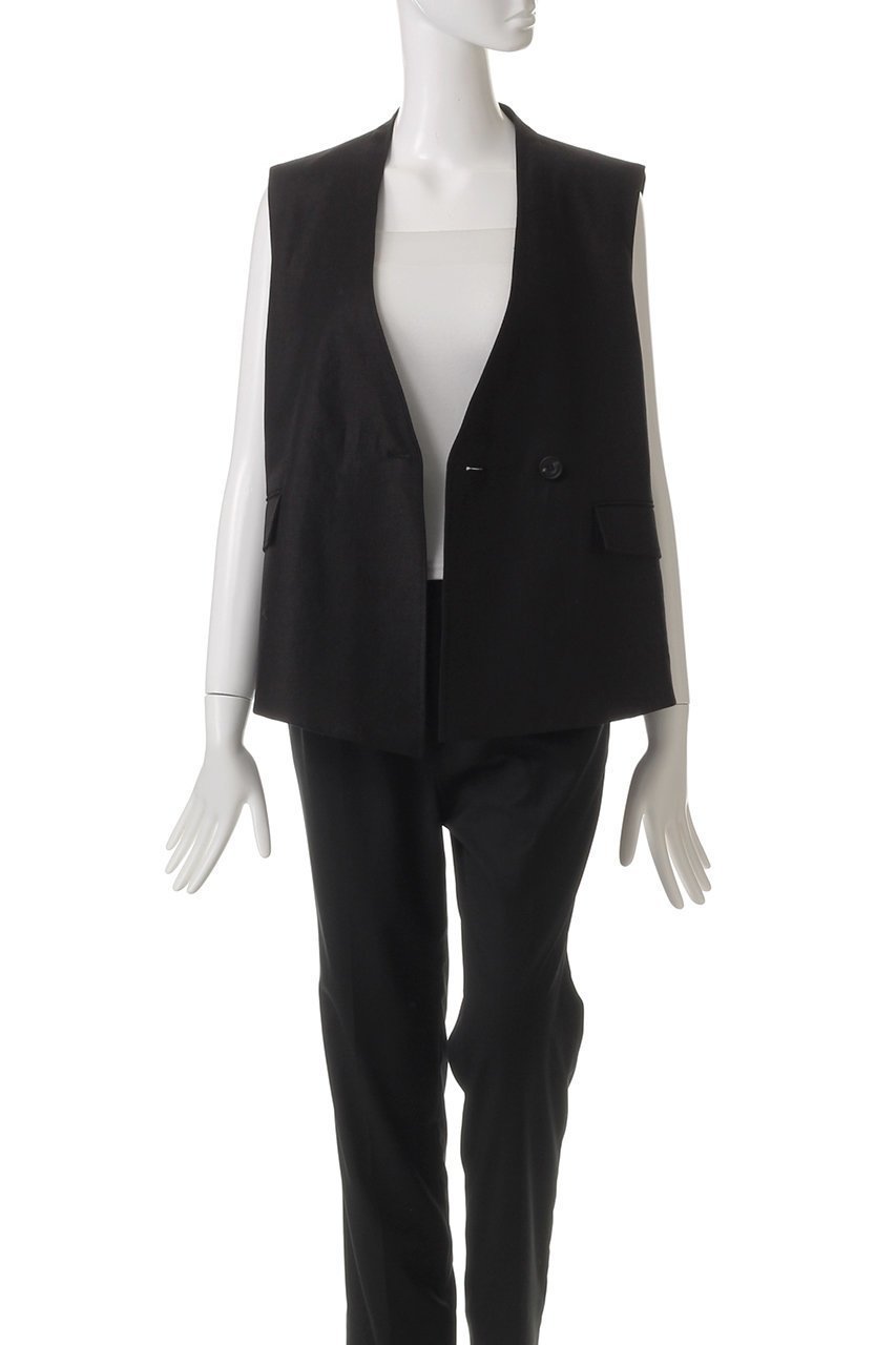 【デパリエ/DEPAREILLE】のリネンツイルジレ 人気、トレンドファッション・服の通販 founy(ファニー) 　ファッション　Fashion　レディースファッション　Fashion for Women　アウター　Coat / Outerwear Collection　レディースジャケット・軽アウター　Jackets　カットソー　Cut and Sewn Top　シンプル　Simple, Minimal　ジャケット　Jacket, Outerwear　スタイリッシュ　Stylish, Fashionable　ベスト　Vest, Waistcoat　エレガント 上品　Elegant　other-7|ID: prp329100004888899 ipo3291000000036515412