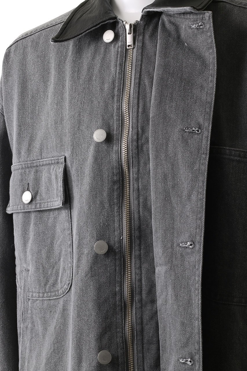 【ヨーク/YOKE】の【UNISEX】COTTON CUT-OFF COVERALL ジャケット 大人の最旬トレンドファッション＆コーディネート founy(ファウニー) 　ファッション　Fashion　レディースファッション　Fashion for Women　アウター　Coat / Outerwear Collection　レディースジャケット・軽アウター　Jackets　ブルゾンジャケット・スポーティアウター　Blouson Jackets　ユニセックス　Unisex, Genderless　カットオフ　Cut-Off Design　コーティング　Coating, Coated Finish　ジャケット　Jacket, Outerwear　ブルゾン　Blouson, Bomber Jacket　ポケット　Pocket, Pocket Detail　リメイク　Remake, Reconstructed　other-6|ID: prp329100004888900 ipo3291000000036796836