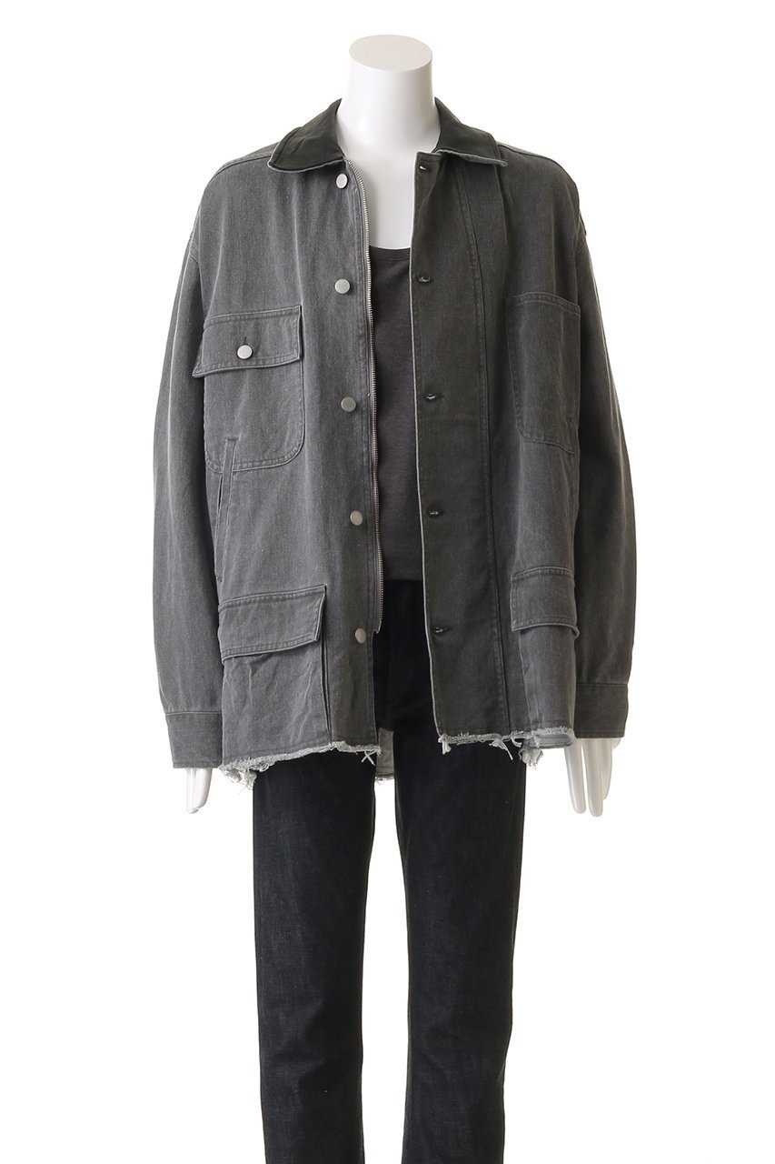 【ヨーク/YOKE】の【UNISEX】COTTON CUT-OFF COVERALL ジャケット 大人の最旬トレンドファッション＆コーディネート founy(ファウニー) 　ファッション　Fashion　レディースファッション　Fashion for Women　アウター　Coat / Outerwear Collection　レディースジャケット・軽アウター　Jackets　ブルゾンジャケット・スポーティアウター　Blouson Jackets　ユニセックス　Unisex, Genderless　カットオフ　Cut-Off Design　コーティング　Coating, Coated Finish　ジャケット　Jacket, Outerwear　ブルゾン　Blouson, Bomber Jacket　ポケット　Pocket, Pocket Detail　リメイク　Remake, Reconstructed　other-8|ID: prp329100004888900 ipo3291000000036796838