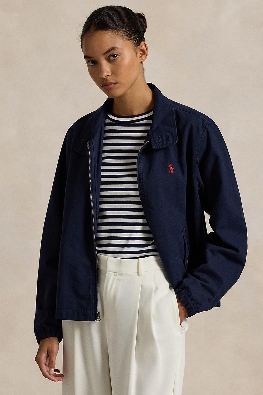 【ラルフローレン/RALPH LAUREN】の【POLO RALPH LAUREN】コットン キャンバス ジャケット 人気、トレンドファッション・服の通販 founy(ファニー) 　ファッション　Fashion　レディースファッション　Fashion for Women　アウター　Coat / Outerwear Collection　レディースジャケット・軽アウター　Jackets　カフス　Cuff Design　キャンバス　Canvas, Canvas Fabric　クロップド　Cropped, Short Length　ジャケット　Jacket, Outerwear　スタイリッシュ　Stylish, Fashionable　スタンド　Stand Collar, Upright Stand　ストレート　Straight, Straight Cut　デニム　Denim, Jeans Material　バランス　Balance, Style Balance　フィット　Fit, Slim Fit　フロント　Front, Front Design　ポケット　Pocket, Pocket Detail　ループ　Loop, Loop Knit　ワイド　Wide, Wide Fit　長袖　Long Sleeve, Full Sleeve　other-5|ID: prp329100004888903 ipo3291000000036515454