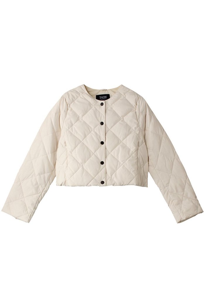 【ランバン オン ブルー/LANVIN en Bleu】の【LANVIN en Bleu × TAION × LIMONTA EAST】ジャケット インテリア・キッズ・メンズ・レディースファッション・服の通販 founy(ファニー) https://founy.com/ ファッション Fashion レディースファッション Fashion for Women アウター Coat / Outerwear Collection レディースジャケット・軽アウター Jackets シンプル Simple, Minimal ジャケット Jacket, Outerwear ダウン Down, Puffer トレンド Trend, Trending Now |ID: prp329100004888926 ipo3291000000036515972