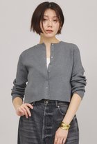 【カレンソロジー/Curensology】のコットンシルクニットカーディガン 人気、トレンドファッション・服の通販 founy(ファニー) ファッション Fashion レディースファッション Fashion for Women トップス・カットソー Cut & Sew Tops ニット Knit Tops & Sweaters カーディガン・羽織り Layered Style Cardigans おすすめ Recommended / Our Picks カーディガン Cardigan, Knitwear コンパクト Compact, Small Size ショート Short, Short Length シルク Silk, 100% Silk ストレッチ Stretch, Stretchy Fabric エレガント 上品 Elegant thumbnail グレー|ID: prp329100004888947 ipo3291000000036517295