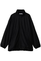 【グラフペーパー/Graphpaper】のWool Smooth Flannel Track Blouson/ブルゾン 人気、トレンドファッション・服の通販 founy(ファニー) ファッション Fashion レディースファッション Fashion for Women アウター Coat / Outerwear Collection レディースジャケット・軽アウター Jackets ブルゾンジャケット・スポーティアウター Blouson Jackets ジャケット Jacket, Outerwear スポーティ Sporty, Casual Athletic ドローコード Drawcord, Drawstring Cord ブルゾン Blouson, Bomber Jacket エレガント 上品 Elegant thumbnail ブラック|ID: prp329100004888952 ipo3291000000036517695