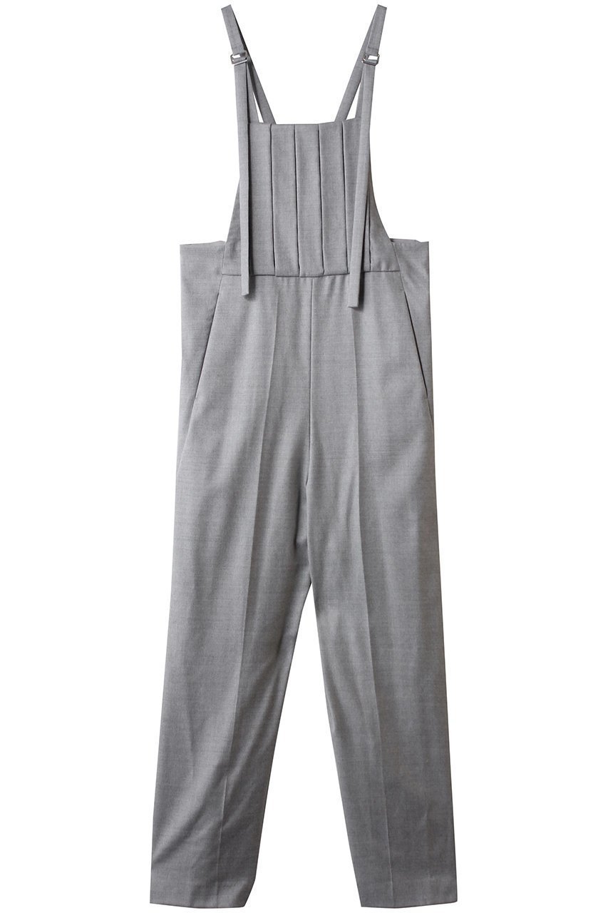 【エンフォルド/ENFOLD】のAPRON OVERALLS インテリア・キッズ・メンズ・レディースファッション・服の通販 founy(ファニー) ファッション Fashion レディースファッション Fashion for Women パンツ Pants & Trousers サロペット Overalls, Salopette ストレッチ Stretch, Stretchy Fabric センター Center, Center Line フロント Front, Front Design プリーツ Pleats, Pleated ルーズ Loose, Oversized 今季 This Season, Current Season トップグレー|ID: prp329100004888954 ipo3291000000036517915