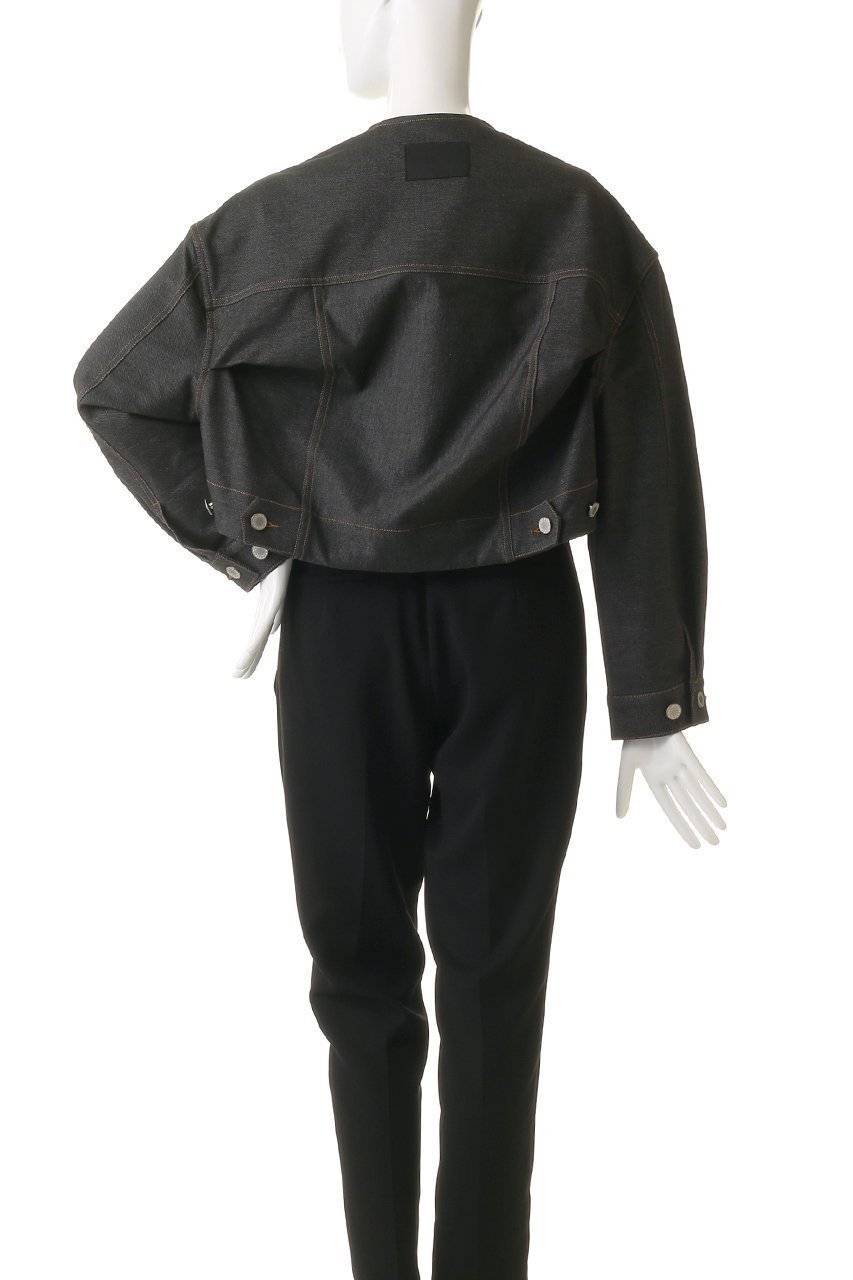 【コグ ザビッグスモーク/COGTHEBIGSMOKE】の16 NIKKI COLLARLESS JACKET 人気、トレンドファッション・服の通販 founy(ファニー) 　ファッション　Fashion　レディースファッション　Fashion for Women　アウター　Coat / Outerwear Collection　レディースジャケット・軽アウター　Jackets　ジャケット　Jacket, Outerwear　ツイスト　Tweed, Tweed Fabric　デニム　Denim, Jeans Material　フェミニン　Feminine, Girly　定番　Standard, Basic Item　other-4|ID: prp329100004888976 ipo3291000000036519001