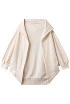 【コグ ザビッグスモーク/COGTHEBIGSMOKE】の53 NICOLETTE BORERO HOODY 人気、トレンドファッション・服の通販 founy(ファニー) ファッション Fashion レディースファッション Fashion for Women トップス・カットソー Cut & Sew Tops カーディガン・羽織り Layered Style Cardigans シャツ・ブラウス・オフィスカジュアル Elegant Blouses & Button-Ups ロングTシャツ・Tシャツ Longline T-Shirts & Tees カットソー・ベーシックTシャツ Cut-and-Sewn Tops / Stretch Tees & Basics カーディガン Cardigan, Knitwear コンパクト Compact, Small Size ショール Shawl, Wrap スウェット / スエット Sweatshirt, Sweatwear ドレープ Drape, Draping Fabric エレガント 上品 Elegant thumbnail ミルク|ID: prp329100004888977 ipo3291000000036519012