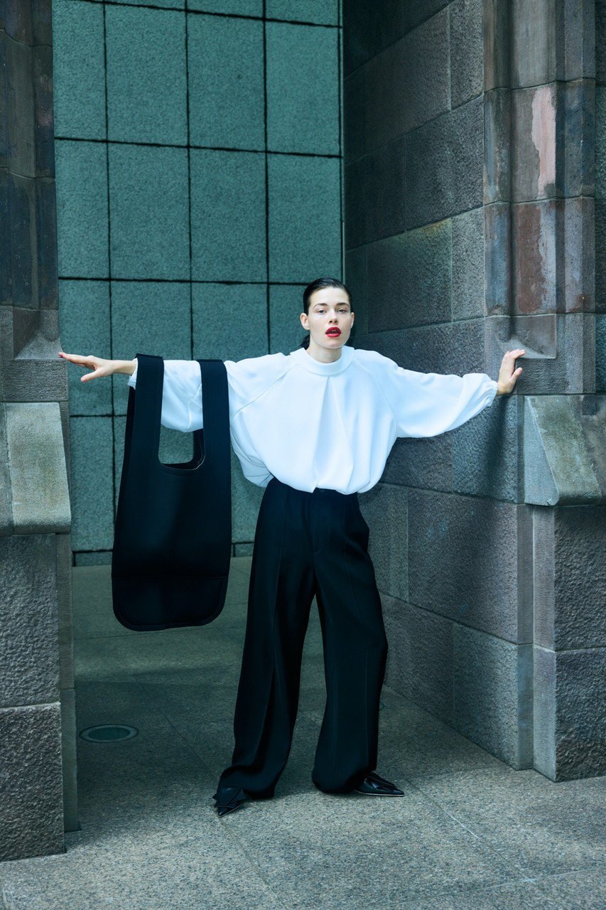 【エンフォルド/ENFOLD】のSHOPPING-BAG 大人の最旬トレンドファッション＆コーディネート founy(ファウニー) 　ファッション　Fashion　レディースファッション　Fashion for Women　バッグ　Bags　シンプル　Simple, Minimal　ジョーゼット　Georgette, Semi-Sheer Fabric　フォーマル　Formal, Dressy　ボンディング　Bonding, Bonded Fabric　エレガント 上品　Elegant　other-3|ID: prp329100004888978 ipo3291000000036805721