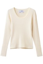 【スリー ドッツ/three dots】のリュクスレーヨン リブジェシカ 人気、トレンドファッション・服の通販 founy(ファニー) ファッション Fashion レディースファッション Fashion for Women トップス・カットソー Cut & Sew Tops シャツ・ブラウス・オフィスカジュアル Elegant Blouses & Button-Ups ロングTシャツ・Tシャツ Longline T-Shirts & Tees カットソー・ベーシックTシャツ Cut-and-Sewn Tops / Stretch Tees & Basics インナー Innerwear シンプル Simple, Minimal スリーブ Sleeve, Long Sleeve / Short Sleeve デコルテ Décolleté, Neckline ロング Long, Long-Length エレガント 上品 Elegant thumbnail オフホワイト|ID: prp329100004888982 ipo3291000000036519229