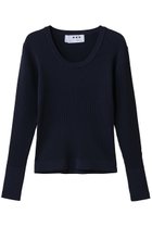 【スリー ドッツ/three dots】のリュクスレーヨン リブジェシカ 人気、トレンドファッション・服の通販 founy(ファニー) ファッション Fashion レディースファッション Fashion for Women トップス・カットソー Cut & Sew Tops シャツ・ブラウス・オフィスカジュアル Elegant Blouses & Button-Ups ロングTシャツ・Tシャツ Longline T-Shirts & Tees カットソー・ベーシックTシャツ Cut-and-Sewn Tops / Stretch Tees & Basics インナー Innerwear シンプル Simple, Minimal スリーブ Sleeve, Long Sleeve / Short Sleeve デコルテ Décolleté, Neckline ロング Long, Long-Length エレガント 上品 Elegant thumbnail ネイビー|ID: prp329100004888982 ipo3291000000036519232