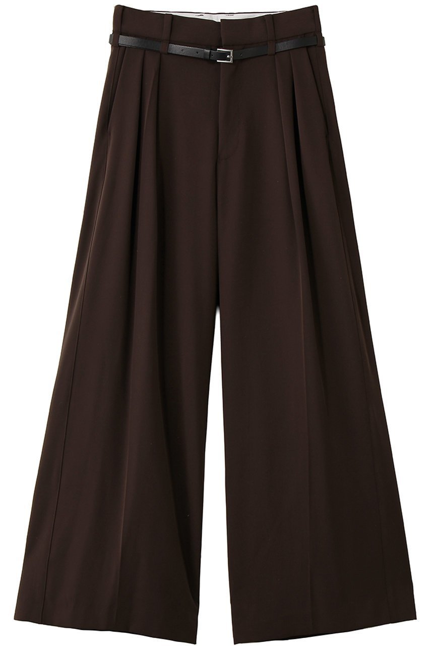 【メゾンスペシャル/MAISON SPECIAL】のColor Two-Tuck Wide Pants/カラーツータックワイドパンツ インテリア・キッズ・メンズ・レディースファッション・服の通販 founy(ファニー) 　ファッション　Fashion　レディースファッション　Fashion for Women　パンツ　Pants & Trousers　ジャケット　Jacket, Outerwear　ストレート　Straight, Straight Cut　スラックス　Slacks, Dress Pants　セットアップ　Set-Up, Coordinated Outfit　ワイド　Wide, Wide Fit　BRN(ブラウン)|ID: prp329100004888986 ipo3291000000036519306