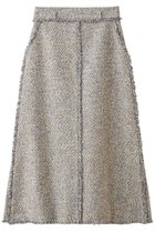 【エブール/ebure】のマルチツィード トラペーズスカート 人気、トレンドファッション・服の通販 founy(ファニー) ファッション Fashion レディースファッション Fashion for Women スカート Skirts おすすめ Recommended / Our Picks イタリア Italy センター Center, Center Line ツイード／ツィード Choker, Choker Necklace フリンジ Fringe, Tassel thumbnail マルチ|ID: prp329100004888987 ipo3291000000036519322