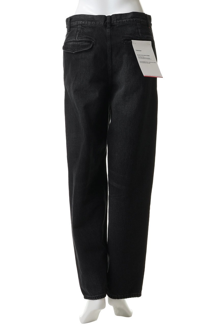 【グラフペーパー/Graphpaper】の【UNISEX】Selvage Denim Two Tuck Tapered Pants 人気、トレンドファッション・服の通販 founy(ファニー) 　ファッション　Fashion　レディースファッション　Fashion for Women　パンツ　Pants & Trousers　デニムパンツ・ジーンズ・美脚デニム　Denim Jeans & Pants　ユニセックス　Unisex, Genderless　ストレート　Straight, Straight Cut　デニム　Denim, Jeans Material　定番　Standard, Basic Item　other-4|ID: prp329100004888996 ipo3291000000036519577