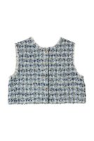 【ランバン オン ブルー/LANVIN en Bleu】のリボンヤーンツイードショートベスト 人気、トレンドファッション・服の通販 founy(ファニー) ファッション Fashion レディースファッション Fashion for Women アウター Coat / Outerwear Collection レディースジャケット・軽アウター Jackets クラシカル Classical, Vintage-Inspired コンパクト Compact, Small Size ショート Short, Short Length ジャケット Jacket, Outerwear ツイード Twill, Twill Weave バランス Balance, Style Balance フォーマル Formal, Dressy ベスト Vest, Waistcoat |ID:prp329100004888999