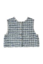 【ランバン オン ブルー/LANVIN en Bleu】のリボンヤーンツイードショートベスト 人気、トレンドファッション・服の通販 founy(ファニー) ファッション Fashion レディースファッション Fashion for Women アウター Coat / Outerwear Collection レディースジャケット・軽アウター Jackets クラシカル Classical, Vintage-Inspired コンパクト Compact, Small Size ショート Short, Short Length ジャケット Jacket, Outerwear ツイード Twill, Twill Weave バランス Balance, Style Balance フォーマル Formal, Dressy ベスト Vest, Waistcoat thumbnail サックス|ID: prp329100004888999 ipo3291000000036519604