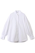 【ジェイドット/j.】のタイプライター スタンドフリルブラウス 人気、トレンドファッション・服の通販 founy(ファニー) ファッション Fashion レディースファッション Fashion for Women トップス・カットソー Cut & Sew Tops シャツ・ブラウス・オフィスカジュアル Elegant Blouses & Button-Ups インナー Innerwear カフス Cuff Design ジャケット Jacket, Outerwear スリーブ Sleeve, Long Sleeve / Short Sleeve タイプライター Typewriter Fabric, Crisp Cotton フリル Frill, Ruffle ロング Long, Long-Length エレガント 上品 Elegant thumbnail ホワイト|ID: prp329100004889002 ipo3291000000036519638