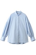 【ジェイドット/j.】のタイプライター スタンドフリルブラウス 人気、トレンドファッション・服の通販 founy(ファニー) ファッション Fashion レディースファッション Fashion for Women トップス・カットソー Cut & Sew Tops シャツ・ブラウス・オフィスカジュアル Elegant Blouses & Button-Ups インナー Innerwear カフス Cuff Design ジャケット Jacket, Outerwear スリーブ Sleeve, Long Sleeve / Short Sleeve タイプライター Typewriter Fabric, Crisp Cotton フリル Frill, Ruffle ロング Long, Long-Length エレガント 上品 Elegant thumbnail サックス|ID: prp329100004889002 ipo3291000000036519639