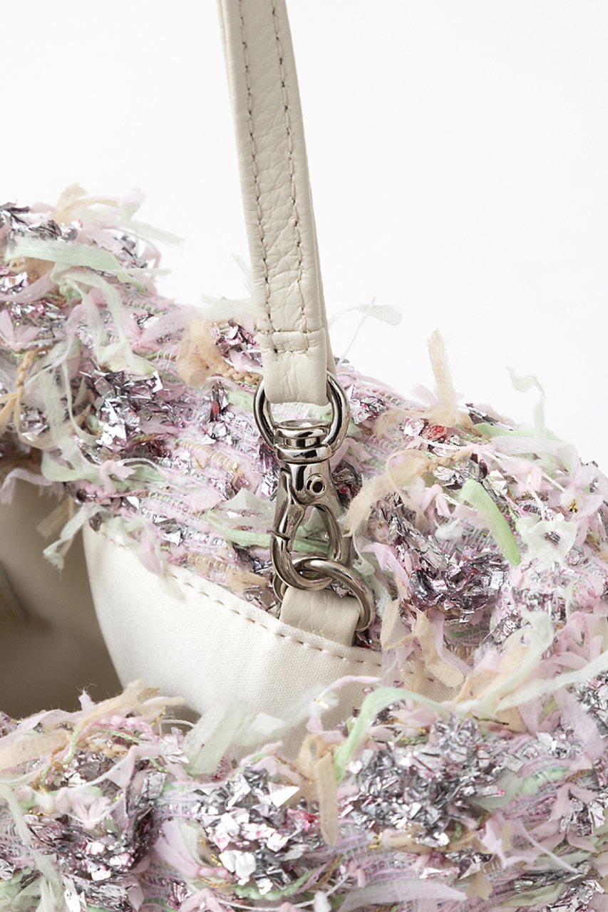 【オーヴィル/EAUVIRE】のショルダーストラップバッグ 人気、トレンドファッション・服の通販 founy(ファニー) 　ファッション　Fashion　レディースファッション　Fashion for Women　バッグ　Bags　クラッチ　Clutch, Clutch Bag　ジャカード／ジャガード　Jacquard, Woven Pattern　ツイード　Twill, Twill Weave　フリンジ　Fringe, Tassel　リボン　Ribbon, Bow　other-3|ID: prp329100004889008 ipo3291000000036519905