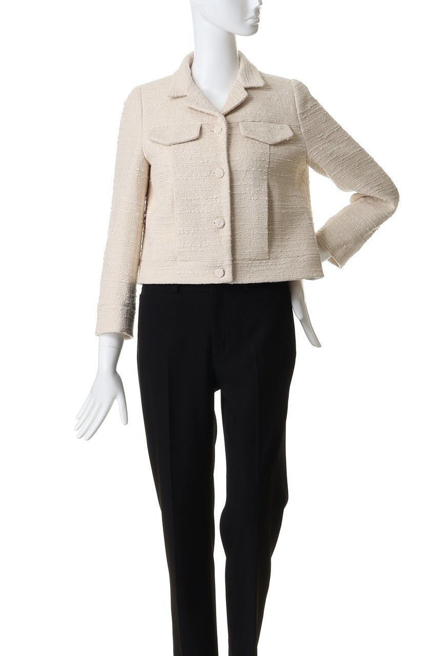 【ヌメロ ヴェントゥーノ/N°21】のツイード ショート ジャケット 人気、トレンドファッション・服の通販 founy(ファニー) 　ファッション　Fashion　レディースファッション　Fashion for Women　アウター　Coat / Outerwear Collection　レディースジャケット・軽アウター　Jackets　コンパクト　Compact, Small Size　ショート　Short, Short Length　ジャケット　Jacket, Outerwear　ツイード　Twill, Twill Weave　ポケット　Pocket, Pocket Detail　ワイド　Wide, Wide Fit　新作・新入荷　New Arrivals / New In　other-2|ID: prp329100004889009 ipo3291000000036519909