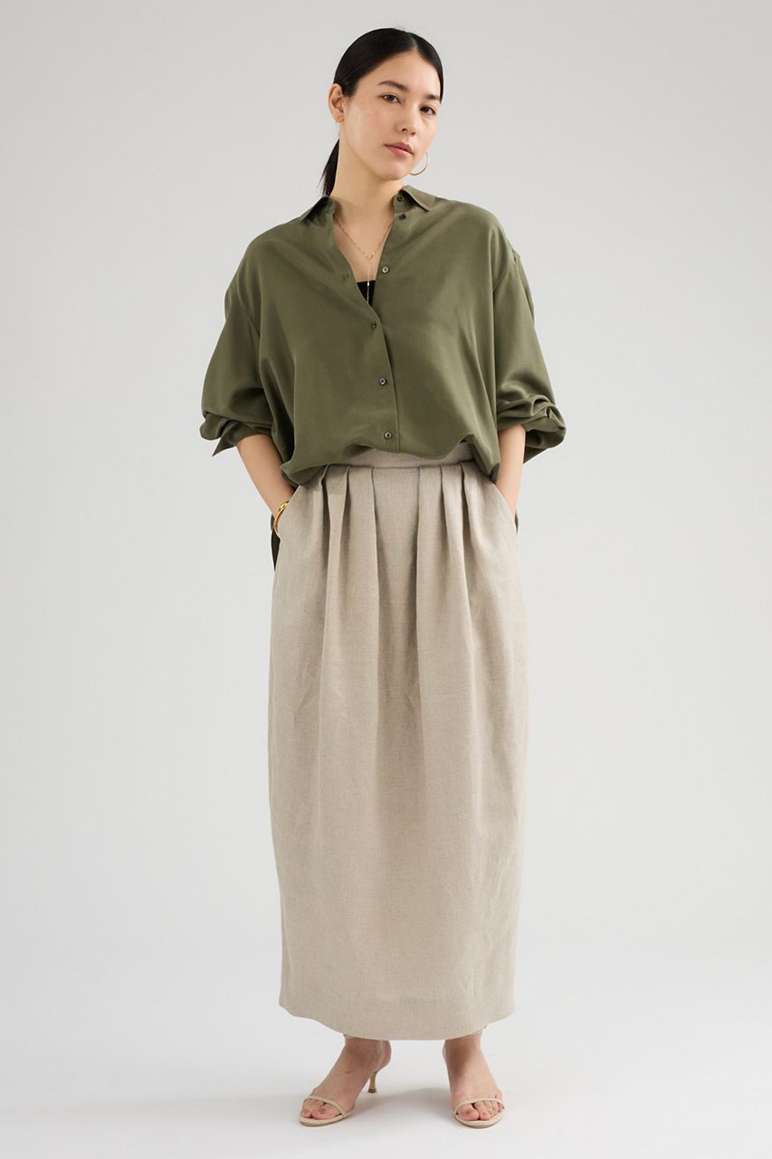 【カオス/Chaos】のモリア-ティスカート 人気、トレンドファッション・服の通販 founy(ファニー) 　ファッション　Fashion　レディースファッション　Fashion for Women　スカート　Skirts　ロングスカート　Long Skirts / Maxi & Midi Skirts　シンプル　Simple, Minimal　リネン　Linen, Linen Fabric　ロング　Long, Long-Length　エレガント 上品　Elegant　other-2|ID: prp329100004889015 ipo3291000000036519971