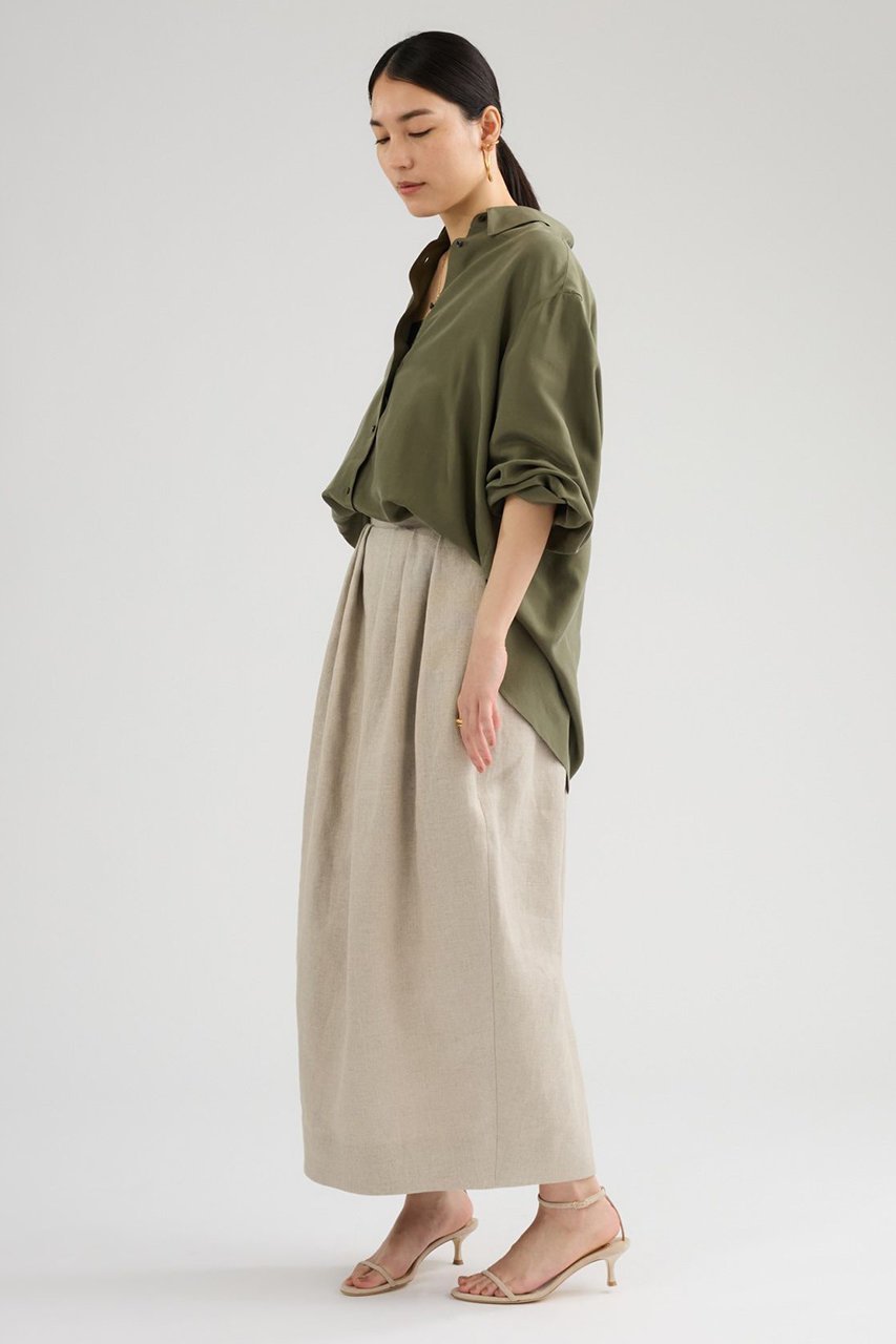 【カオス/Chaos】のモリア-ティスカート 人気、トレンドファッション・服の通販 founy(ファニー) 　ファッション　Fashion　レディースファッション　Fashion for Women　スカート　Skirts　ロングスカート　Long Skirts / Maxi & Midi Skirts　シンプル　Simple, Minimal　リネン　Linen, Linen Fabric　ロング　Long, Long-Length　エレガント 上品　Elegant　other-3|ID: prp329100004889015 ipo3291000000036519972