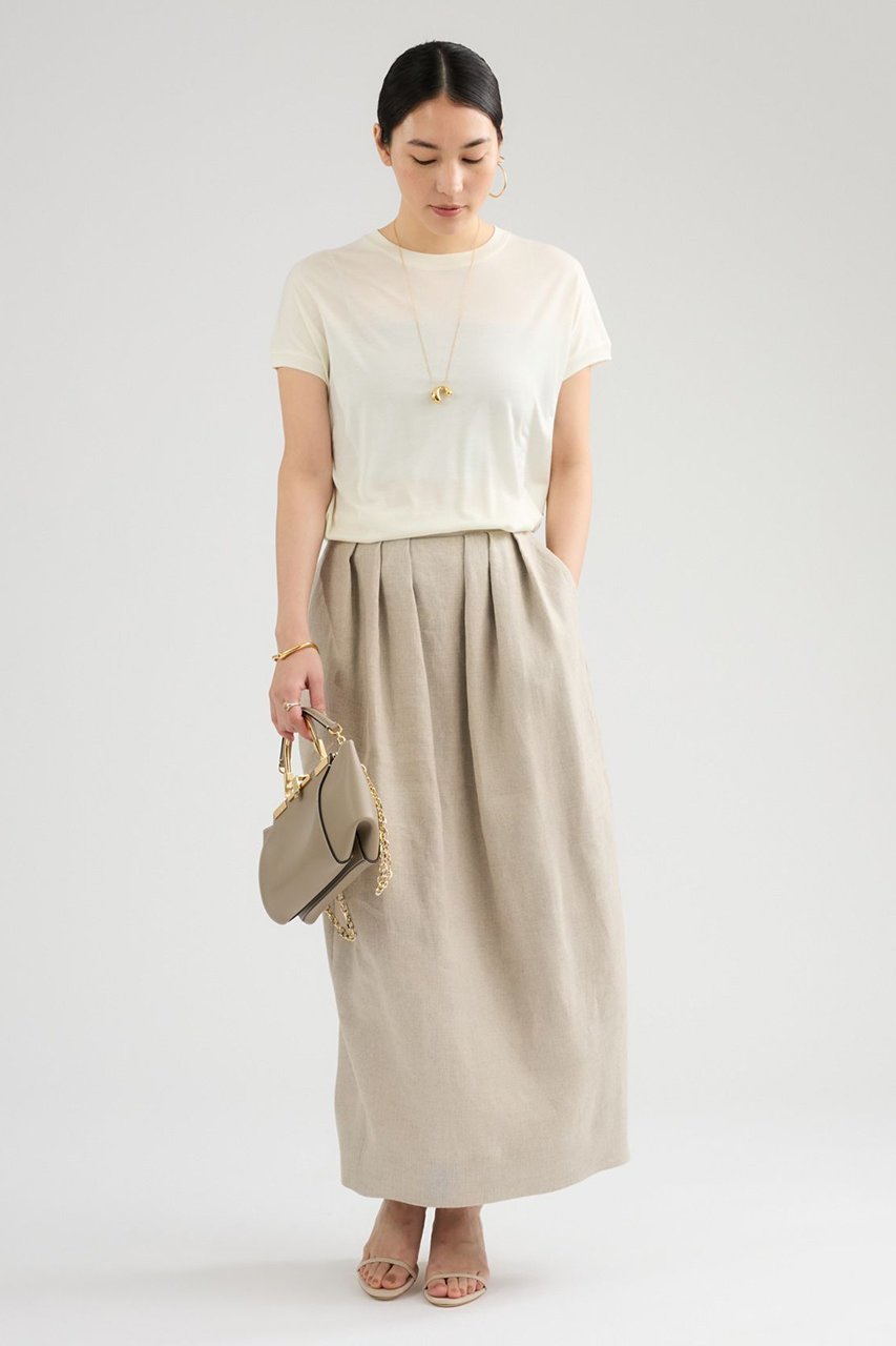 【カオス/Chaos】のモリア-ティスカート 人気、トレンドファッション・服の通販 founy(ファニー) 　ファッション　Fashion　レディースファッション　Fashion for Women　スカート　Skirts　ロングスカート　Long Skirts / Maxi & Midi Skirts　シンプル　Simple, Minimal　リネン　Linen, Linen Fabric　ロング　Long, Long-Length　エレガント 上品　Elegant　other-5|ID: prp329100004889015 ipo3291000000036519974