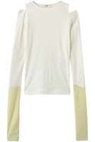【エリオポール/heliopole】の【muller of yoshiokubo】DIAGONAL L/SLEEVE トップ 人気、トレンドファッション・服の通販 founy(ファニー) ファッション Fashion レディースファッション Fashion for Women トップス・カットソー Cut & Sew Tops シャツ・ブラウス・オフィスカジュアル Elegant Blouses & Button-Ups ロングTシャツ・Tシャツ Longline T-Shirts & Tees カットソー・ベーシックTシャツ Cut-and-Sewn Tops / Stretch Tees & Basics アシンメトリー Asymmetrical Style カッティング Cutting Detail カットソー Cut and Sewn Top シアー Sheer, See-Through ジャケット Jacket, Outerwear スリーブ Sleeve, Long Sleeve / Short Sleeve チュール Tulip, Tulip Motif ドッキング Docking, Mixed Material フィット Fit, Slim Fit ロング Long, Long-Length 長袖 Long Sleeve, Full Sleeve |ID:prp329100004889017