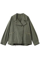 【エリオポール/heliopole】のミリタリーブルゾン 人気、トレンドファッション・服の通販 founy(ファニー) ファッション Fashion レディースファッション Fashion for Women アウター Coat / Outerwear Collection レディースジャケット・軽アウター Jackets ブルゾンジャケット・スポーティアウター Blouson Jackets クール Cool, Chic サテン Satin, Glossy Fabric ジャケット Jacket, Outerwear ブルゾン Blouson, Bomber Jacket ミリタリー Military, Army Style ライダースジャケット Riders, Biker Jacket ヴィンテージ Vintage Style thumbnail オリーブ|ID: prp329100004889018 ipo3291000000036519993