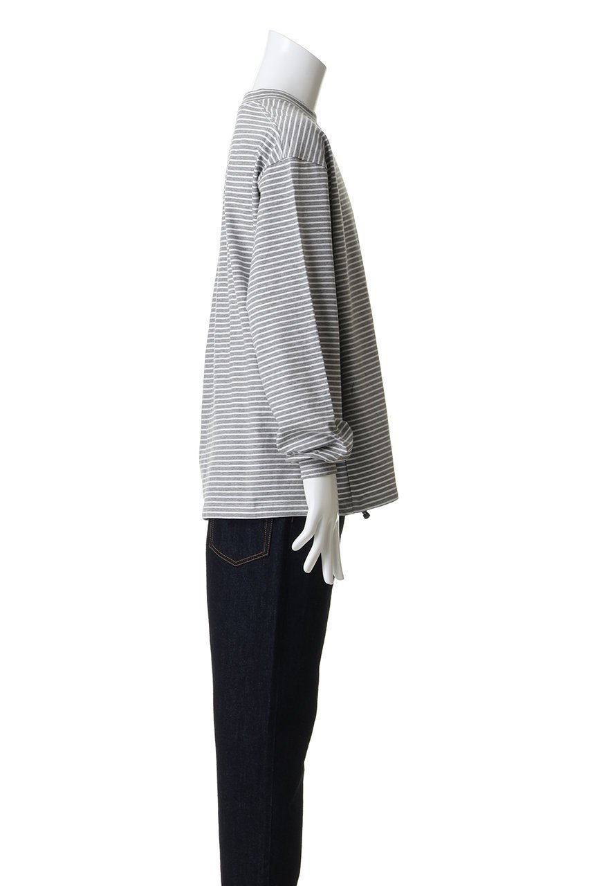 【エスアイ/ES.1 / MEN】の【MEN】Border LS T-shirts T006 人気、トレンドファッション・服の通販 founy(ファニー) 　ファッション　Fashion　メンズファッション　Fashion for Men　トップス・カットソー　Cut & Sew Tops　メンズシャツ　Shirts　ロングTシャツ・Tシャツ / 着回し力抜群　Longline T-Shirts & Tees　インナー　Innerwear　ショルダー　Shoulder, Shoulder Strap　ジャケット　Jacket, Outerwear　スリーブ　Sleeve, Long Sleeve / Short Sleeve　ドロップ　Drop Shoulder, Dropped Style　ボーダー　Border, Stripe　モダン　Modern, Contemporary　ロング　Long, Long-Length　other-3|ID: prp329100004889019 ipo3291000000036520051