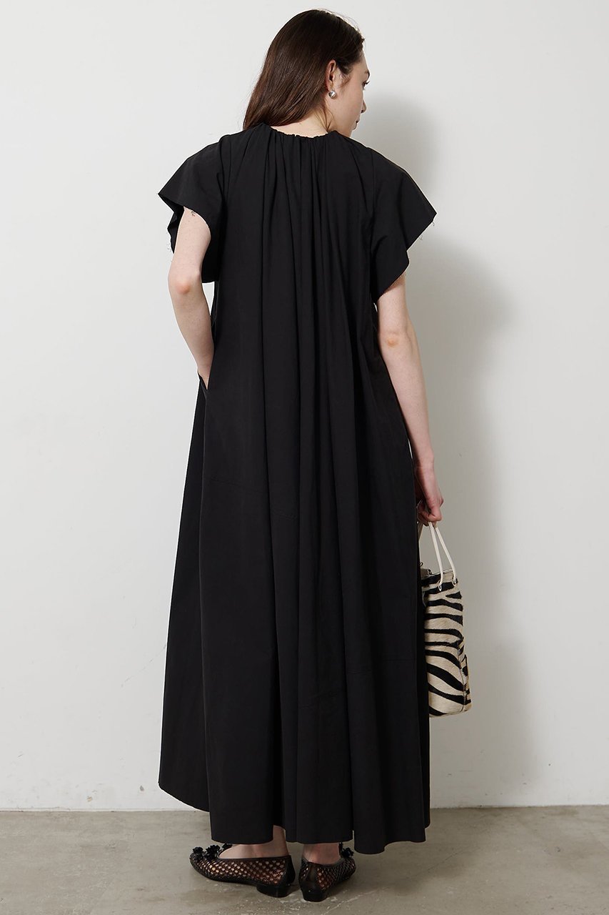 【ウィムガゼット/Whim Gazette】のギャザータイプライターワンピース 人気、トレンドファッション・服の通販 founy(ファニー) 　ファッション　Fashion　レディースファッション　Fashion for Women　ワンピース　Dresses　チュニック　Tunic Tops & Dresses　ギャザー　Gathered, Ruffled　シンプル　Simple, Minimal　タイプライター　Typewriter Fabric, Crisp Cotton　チュニック　Tunic, Long Top　リラックス　Relax, Relaxed Fit　ロング　Long, Long-Length　エレガント 上品　Elegant　新作・新入荷　New Arrivals / New In　other-3|ID: prp329100004889026 ipo3291000000036520375