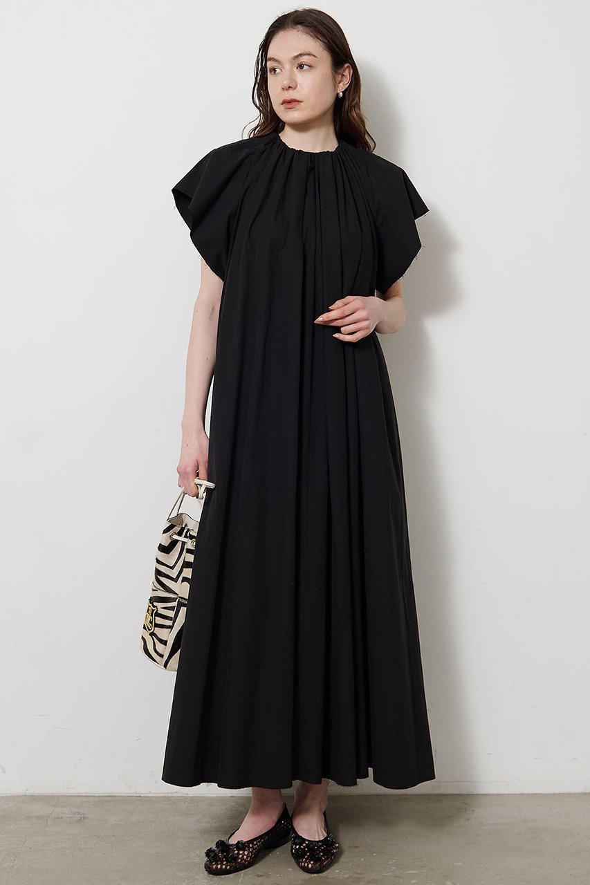 【ウィムガゼット/Whim Gazette】のギャザータイプライターワンピース 人気、トレンドファッション・服の通販 founy(ファニー) 　ファッション　Fashion　レディースファッション　Fashion for Women　ワンピース　Dresses　チュニック　Tunic Tops & Dresses　ギャザー　Gathered, Ruffled　シンプル　Simple, Minimal　タイプライター　Typewriter Fabric, Crisp Cotton　チュニック　Tunic, Long Top　リラックス　Relax, Relaxed Fit　ロング　Long, Long-Length　エレガント 上品　Elegant　新作・新入荷　New Arrivals / New In　other-5|ID: prp329100004889026 ipo3291000000036520377