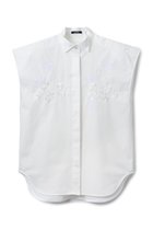 【アロー/aLORS】の【3/25 20:00販売開始】Chemise Racine ブラウス 人気、トレンドファッション・服の通販 founy(ファニー) ファッション Fashion レディースファッション Fashion for Women トップス・カットソー Cut & Sew Tops キャミソール&ノースリーブ Camisoles & Sleeveless Tops シャツ・ブラウス・オフィスカジュアル Elegant Blouses & Button-Ups イタリア Italy コンパクト Compact, Small Size ショルダー Shoulder, Shoulder Strap ツイル Twist, Twisted Detail ノースリーブ Sleeveless, No-Sleeve モチーフ Motif, Design Theme 新作・新入荷 New Arrivals / New In thumbnail ホワイト|ID: prp329100004889032 ipo3291000000036520519