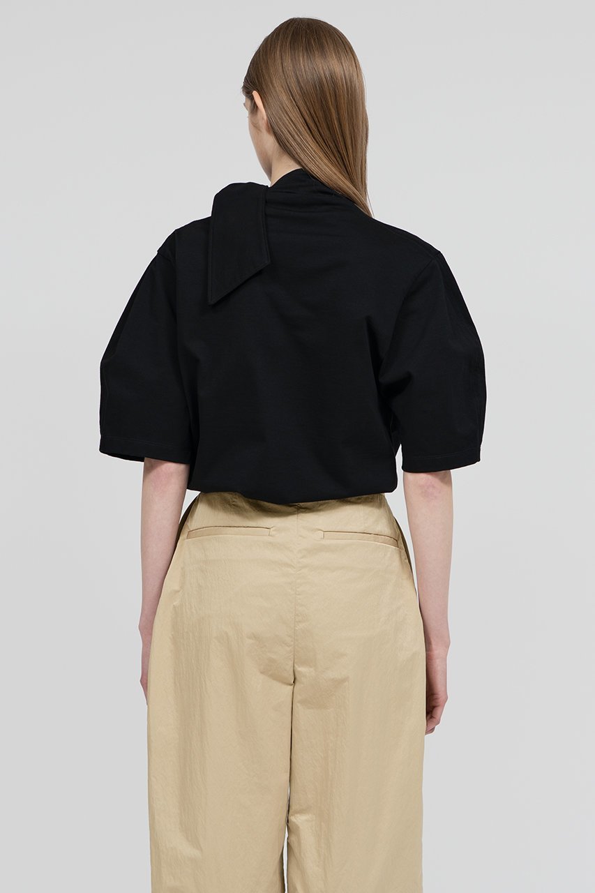 【イロット/IIROT】のpure organic cotton ブラウス 人気、トレンドファッション・服の通販 founy(ファニー) 　ファッション　Fashion　レディースファッション　Fashion for Women　トップス・カットソー　Cut & Sew Tops　シャツ・ブラウス・オフィスカジュアル　Elegant Blouses & Button-Ups　ショート　Short, Short Length　スカーフ　Scarf, Neckwear　スリーブ　Sleeve, Long Sleeve / Short Sleeve　ハーフ　Half, Half-Length　エレガント 上品　Elegant　新作・新入荷　New Arrivals / New In　other-8|ID: prp329100004889033 ipo3291000000036520536