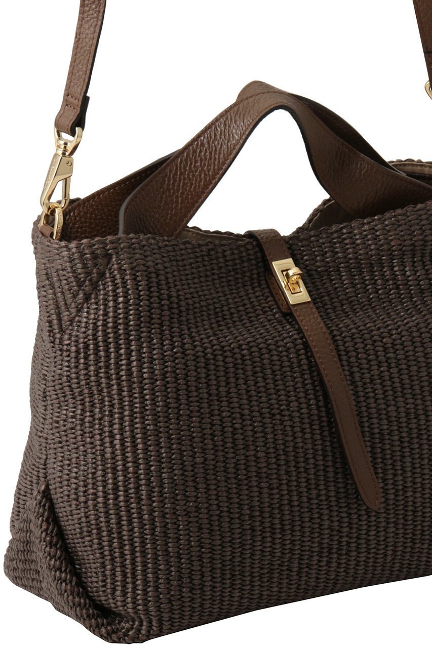 【アルアバイル/allureville】の【VIOLAd ORO】ベルテッドサンドロカゴバッグ 人気、トレンドファッション・服の通販 founy(ファニー) 　ファッション　Fashion　レディースファッション　Fashion for Women　バッグ　Bags　ショルダー　Shoulder, Shoulder Strap　シンプル　Simple, Minimal　ラフィア　Raffia, Natural Straw　エレガント 上品　Elegant　夏　Summer　新作・新入荷　New Arrivals / New In　春　Spring　S/S・春夏　SS, Spring/Summer, Warm Season　ビジネス 仕事 通勤　Business / Work / Commuting　other-4|ID: prp329100004889115 ipo3291000000036525621