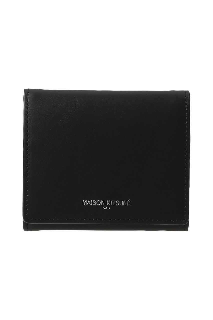【メゾン キツネ/MAISON KITSUNE】の【UNISEX】MAISON KITSUNE PARIS TRIFOLD ウォレット インテリア・キッズ・メンズ・レディースファッション・服の通販 founy(ファウニー) ファッション Fashion レディースファッション Fashion for Women ミニ財布・二つ折り財布 Wallets & Card Cases ユニセックス Unisex, Genderless おすすめ Recommended / Our Picks ウォレット Wallet ギフト プレゼント Gift / Present コンパクト Compact, Small Size シルバー Silver, Metallic Silver シンプル Simple, Minimal ポケット Pocket, Pocket Detail 再入荷 Restock / Back in Stock 財布 Wallet, Purse ブラック|ID: prp329100004889119 ipo3291000000036958959