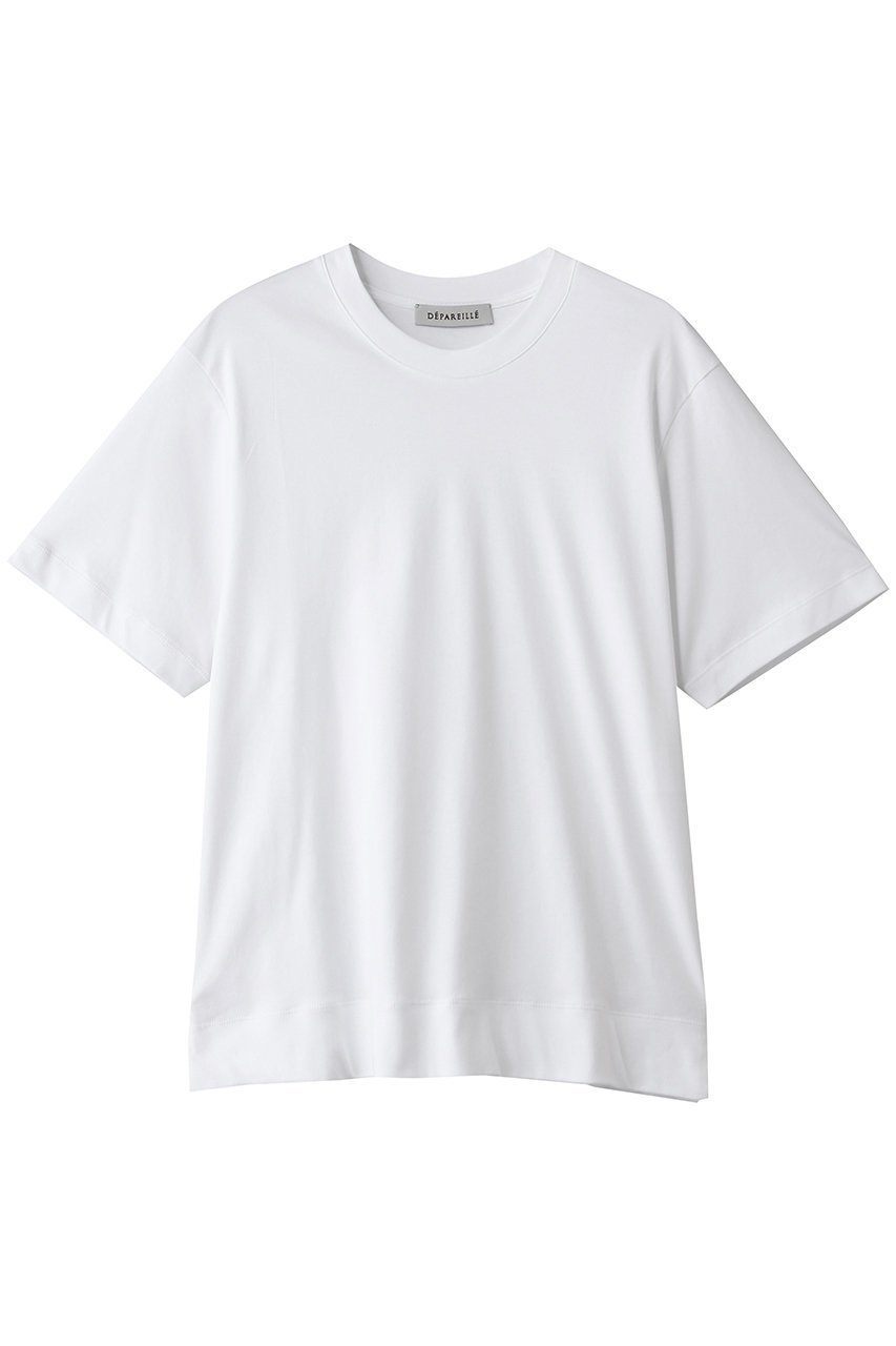 【デパリエ/DEPAREILLE】のスムースショートスリーブTシャツ 人気、トレンドファッション・服の通販 founy(ファニー) ファッション Fashion レディースファッション Fashion for Women トップス・カットソー Cut & Sew Tops シャツ・ブラウス・オフィスカジュアル Elegant Blouses & Button-Ups ロングTシャツ・Tシャツ Longline T-Shirts & Tees カットソー・ベーシックTシャツ Cut-and-Sewn Tops / Stretch Tees & Basics なめらか Smooth, Silky Texture インナー Innerwear ショート Short, Short Length シンプル Simple, Minimal ジャケット Jacket, Outerwear スリーブ Sleeve, Long Sleeve / Short Sleeve エレガント 上品 Elegant 定番 Standard, Basic Item 新作・新入荷 New Arrivals / New In other-1|ID: prp329100004889129 ipo3291000000036525725