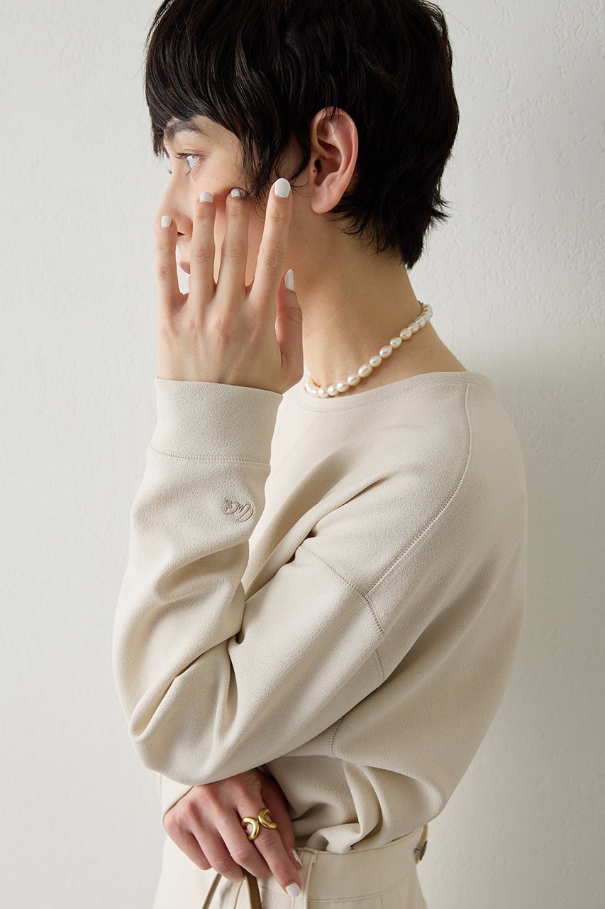 【ウィムガゼット/Whim Gazette】の刺繍Vガゼットプルオーバー 人気、トレンドファッション・服の通販 founy(ファニー) 　ファッション　Fashion　レディースファッション　Fashion for Women　トップス・カットソー　Cut & Sew Tops　シャツ・ブラウス・オフィスカジュアル　Elegant Blouses & Button-Ups　ロングTシャツ・Tシャツ　Longline T-Shirts & Tees　カジュアルプルオーバー・ニットトップス　Pullovers & Knit Tops / Casual Pullovers　カットソー・ベーシックTシャツ　Cut-and-Sewn Tops / Stretch Tees & Basics　アクセサリー　Fashion Accessories　ジョーゼット　Georgette, Semi-Sheer Fabric　スウェット / スエット　Sweatshirt, Sweatwear　スリーブ　Sleeve, Long Sleeve / Short Sleeve　定番　Standard, Basic Item　ロング　Long, Long-Length　新作・新入荷　New Arrivals / New In　other-7|ID: prp329100004889137 ipo3291000000036525870